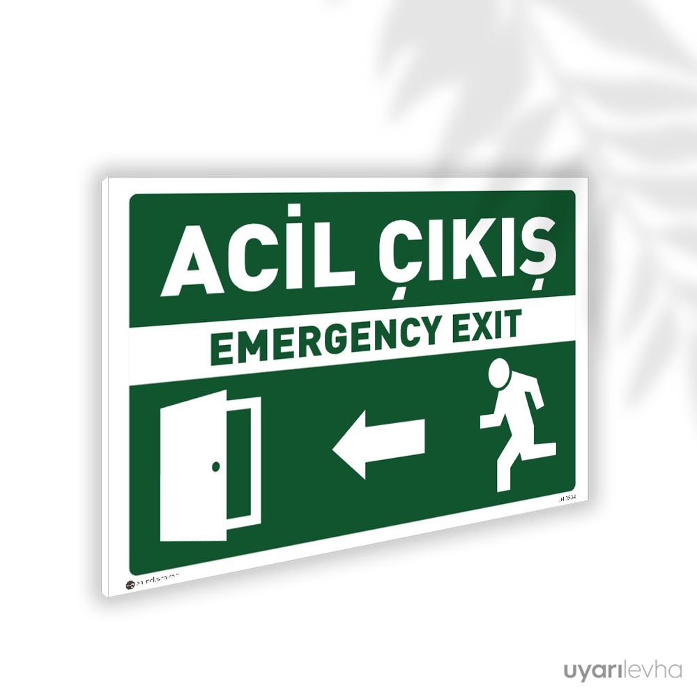 acil-cikis-emergency-exit-sol-left-3534 Acil Çıkış Emergency Exit Sol