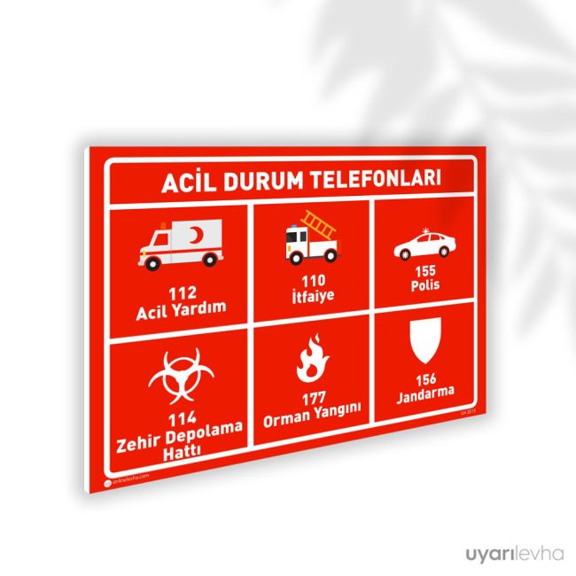 Acil Durum Telefonları