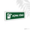 Açma Yönü