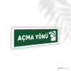 Açma Yönü Sol