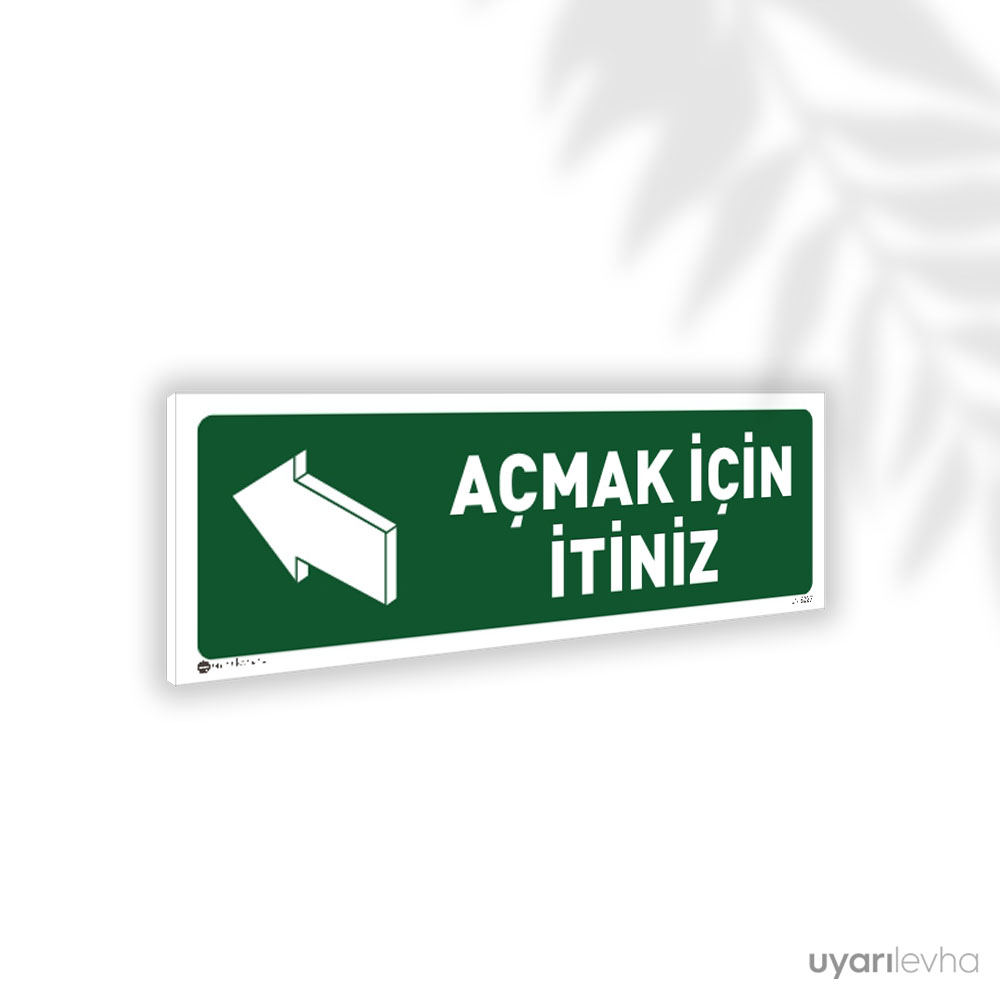 acmak-icin-itiniz-sol-8227 Açmak İçin İtiniz Sol