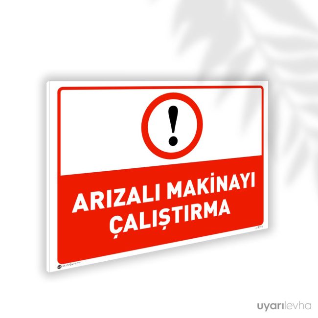 Arızalı Makinayı Çalıştırma