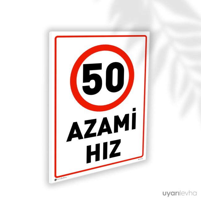 50 Km Azami Hız