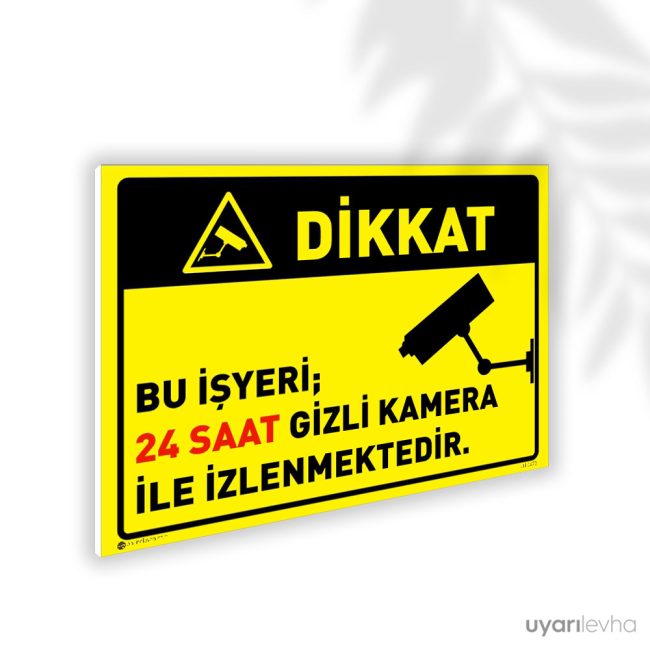 Bu İşyeri 24 Saat Gizli Kamera İle İzlenmektedir