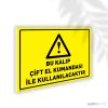 Bu Kalıp Çift El Kumandası İle Kullanılmaktadır