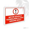 Bütün Güvenlik Tedbirlerini Alarak Döküme Başla