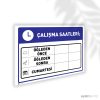 Çalışma Saatleri