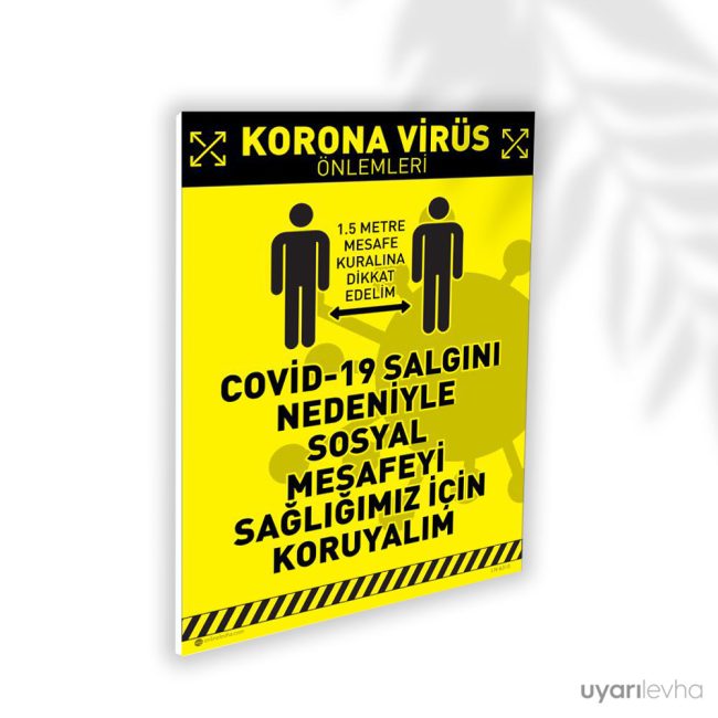 Covid19 Nedeniyle Sosyal Mesafeyi Koruyun