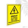 DC Gerilim 1000 Volt Yük Altında Müdahale Etmeyiniz