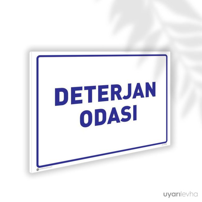 Deterjan Odası