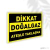 Doğalgaz Ateşle Yaklaşma