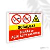 Doğalgaz Sigara ve Açık Alev Yasaktır