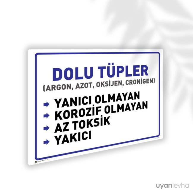 Dolu Tüpler Argon Azot Oksijen Cronigen