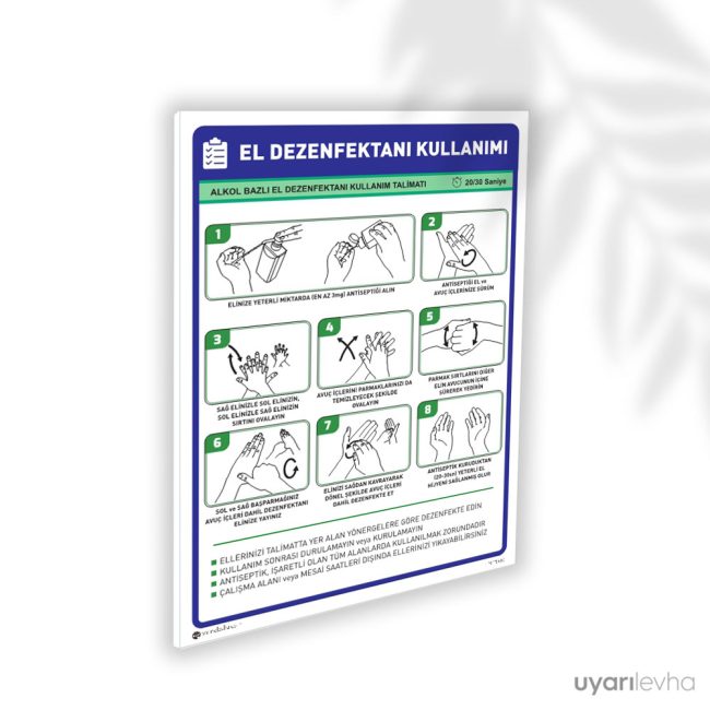 El Dezenfektanı Kullanma Talimatı