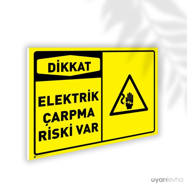 Elektrik Çarpma Riski Var