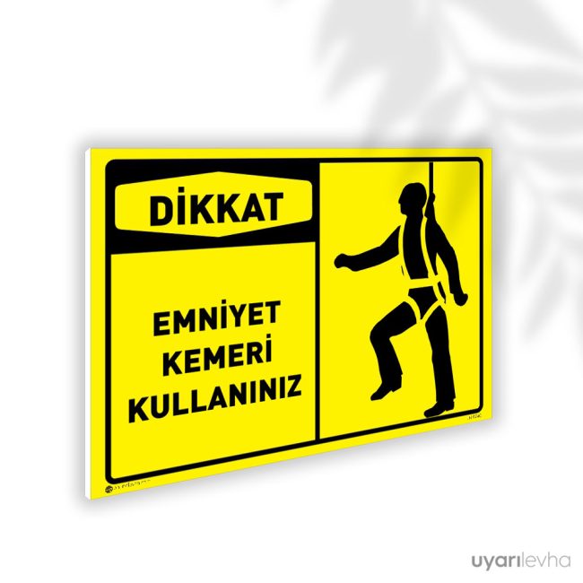 Emniyet Kemeri Kullanınız