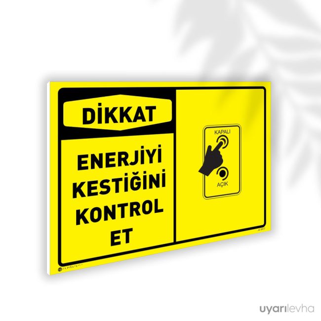 Enerjiyi Kestiğini Kontrol Et
