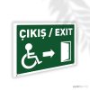 Engelli Acil Çıkış Exit Sağ