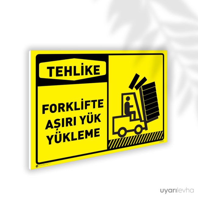 Forklifte Aşırı Yük Yükleme