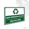 Geri Dönüşüm Kutusu TR/EN