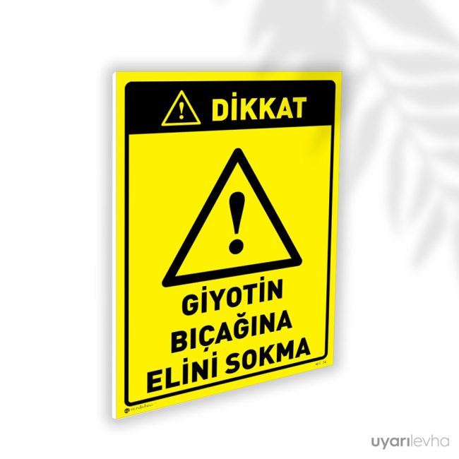 Giyotin Bıçağına Elini Sokma