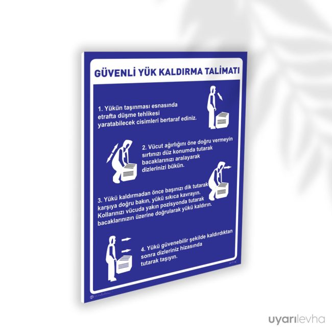 Güvenli Yük Kaldırma Talimatı