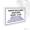 Havuz Kullanım Saatleri