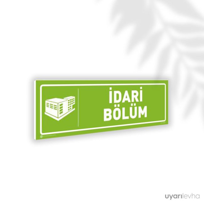 İdari Bölüm İdari Bölüm