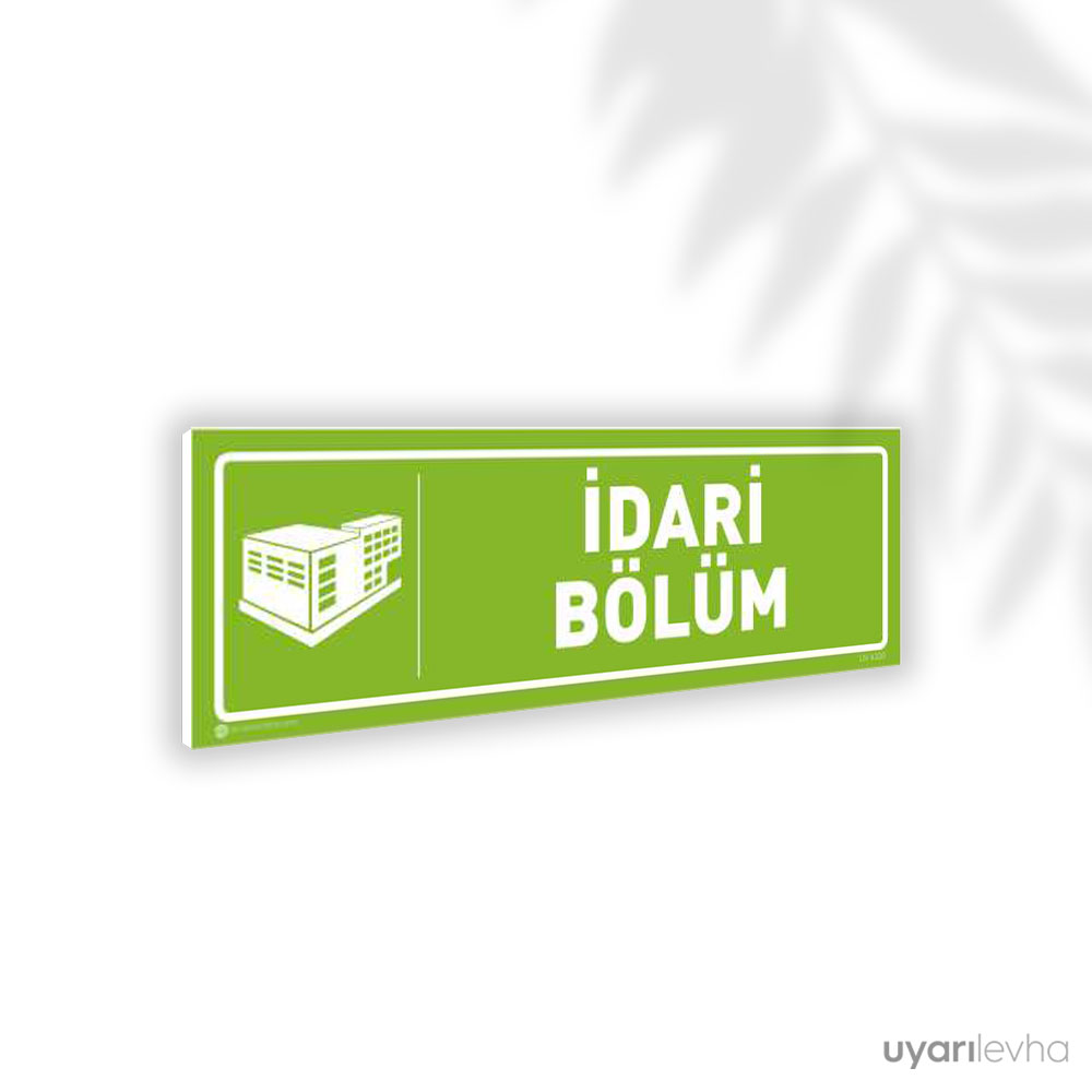 İdari Bölüm İdari Bölüm