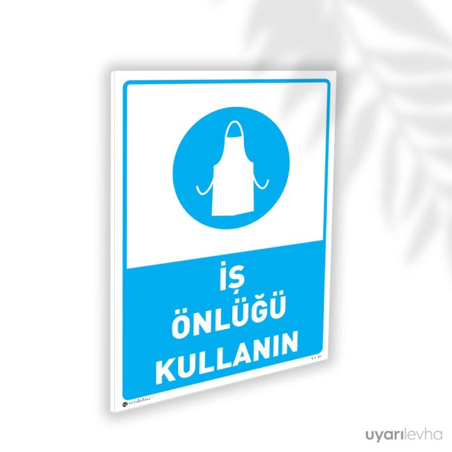 İş Önlüğü Kullanın