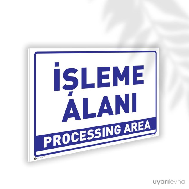 İşleme Alanı TR/EN