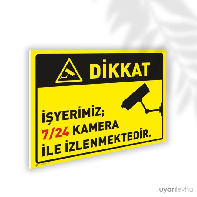 İşyerimiz 7/24 Kamera İle İzlenmektedir