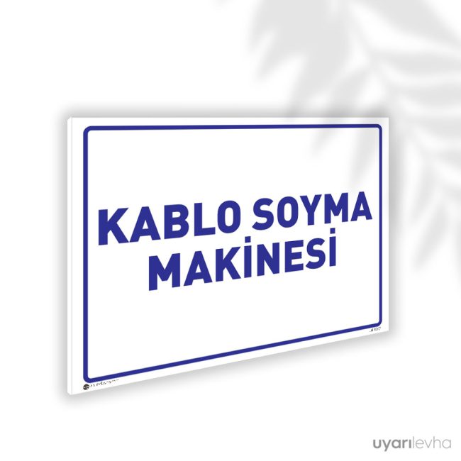 Kablo Soyma Makinesi