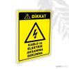 Kablo Elektrik Aksamına Dokunma