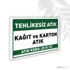 Kağıt ve Karton Atık - 20 01 01