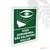 Kaza Durumunda Göz Solüsyonu Kullan