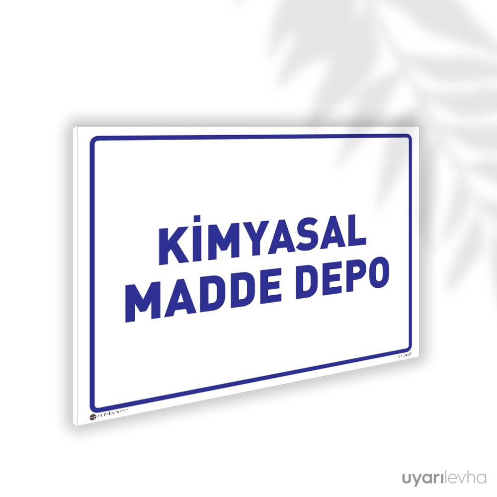 Kimyasal Madde Depo Kimyasal Madde Depo