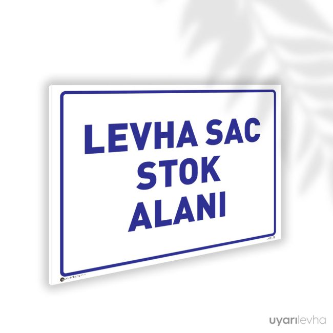 Levha Sac Stok Alanı