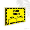 İstif Sınırı Min. Max.