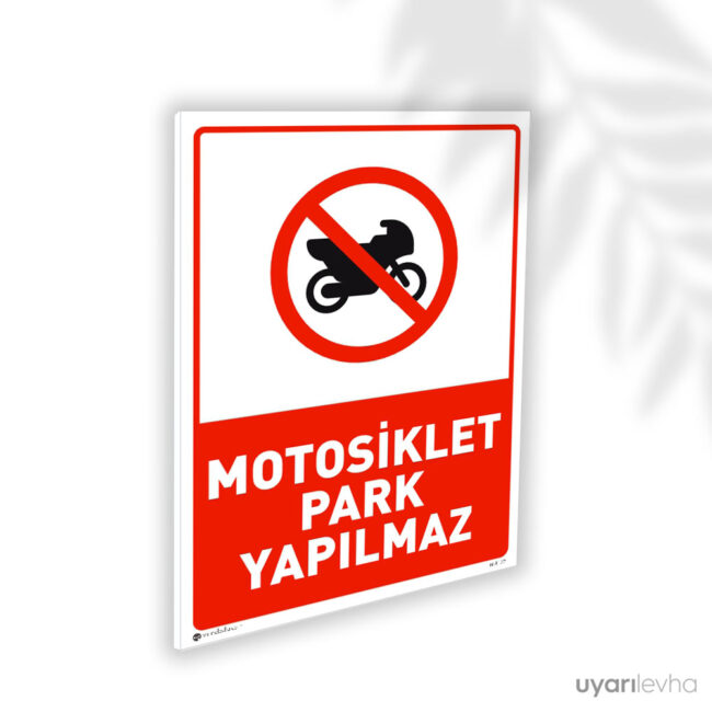 Motosiklet Park Yapılmaz