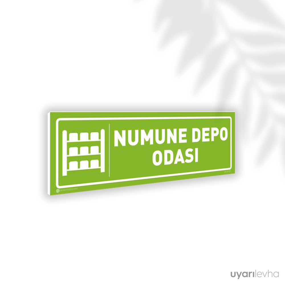 Numune Depo Odası Numune Depo Odası