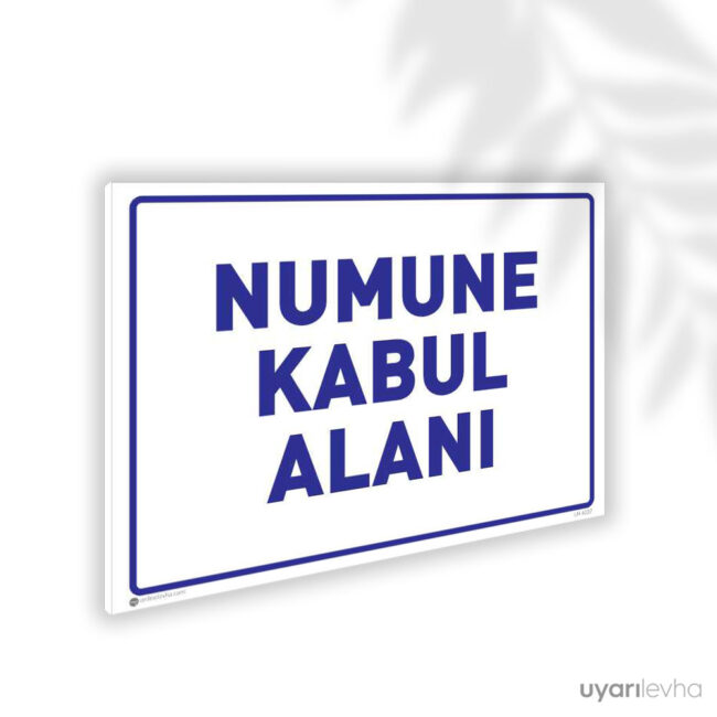 Numune Kabul Alanı