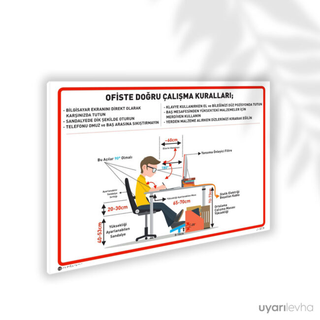 Ofiste Doğru Konumda Çalışma Kuralları