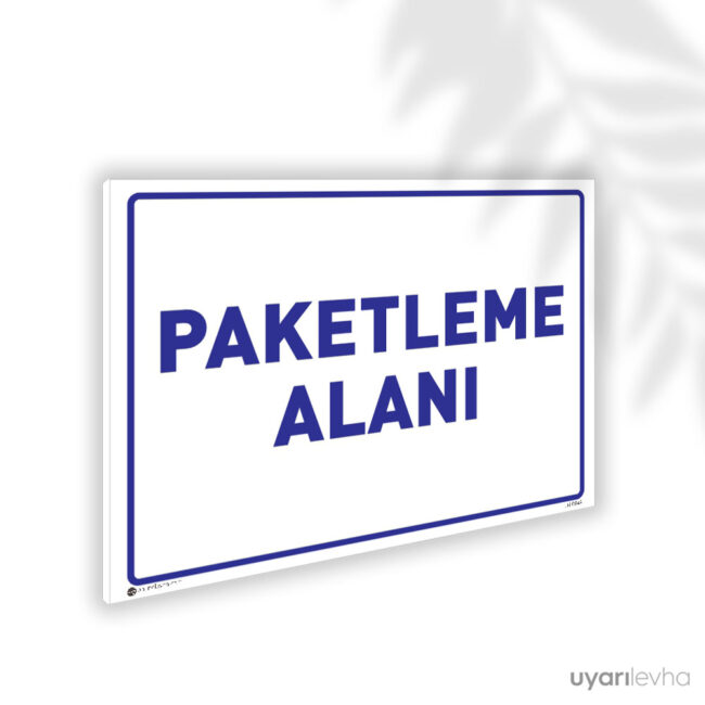 Paketleme Alanı