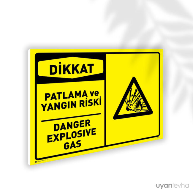 Patlama ve Yangın Riski TR/EN