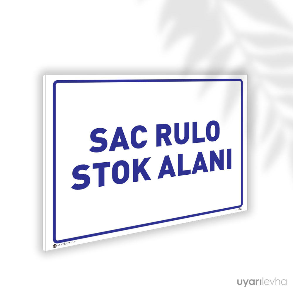 Sac Rulo Stok Alanı Sac Rulo Stok Alanı