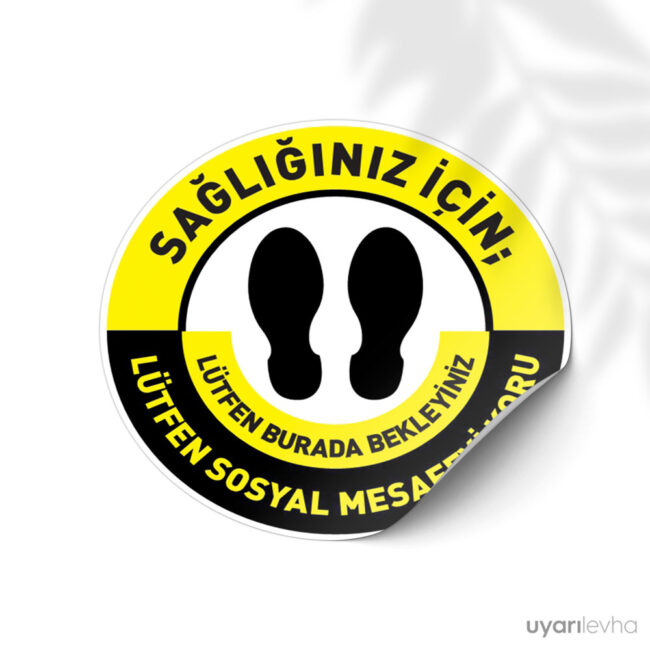 Bekleme Alanı Yer Etiketi