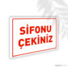 Sifonu Çekiniz
