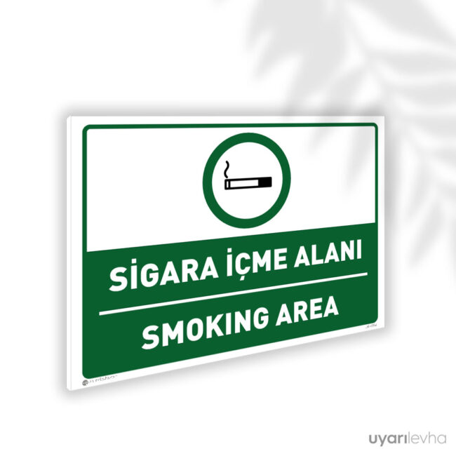 Sigara İçme Alanı TR/EN