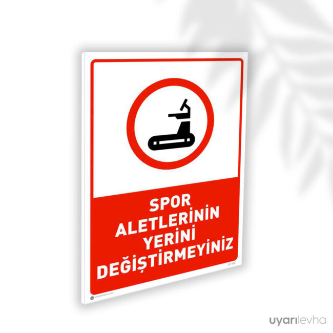 Spor Aletlerinin Yerini Değiştirmeyiniz